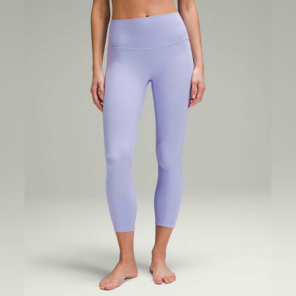 Lululemon Align High-Rise Pant 25" in Lilac Smoke - Size 6